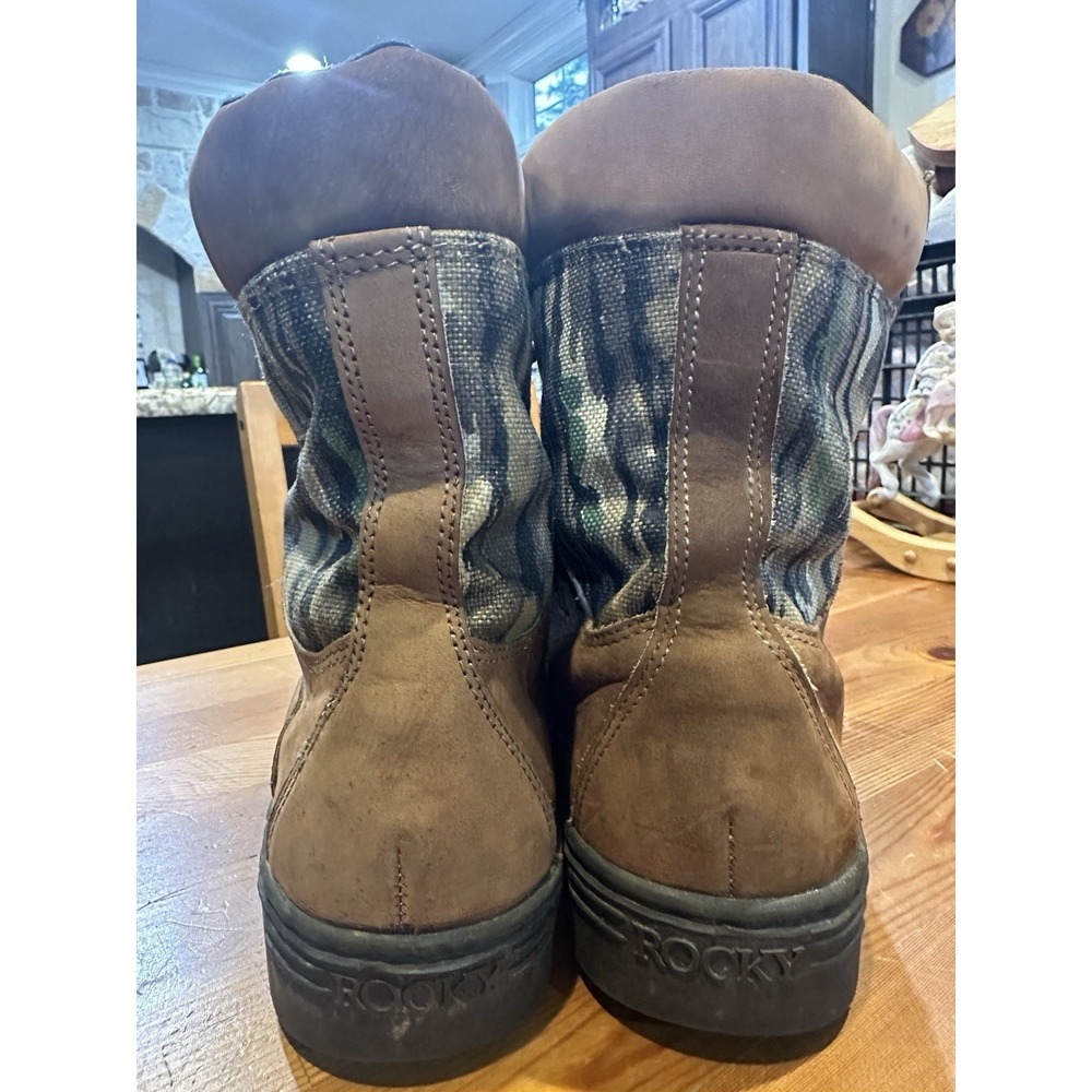 Rocky Safari Unisex‎ Boots Size 8 M Brown Camo Hunting Hiking - Picture 4 of 9